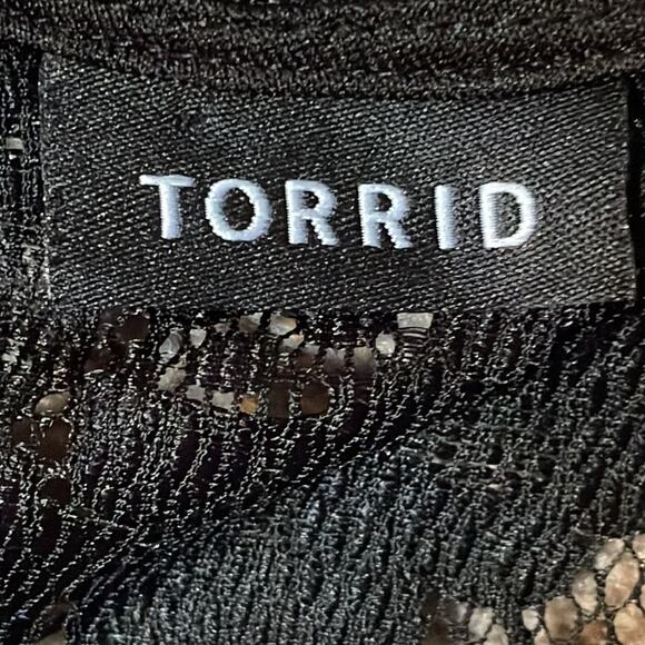 Torrid Black Lace Dress. L - Picture 2 of 4